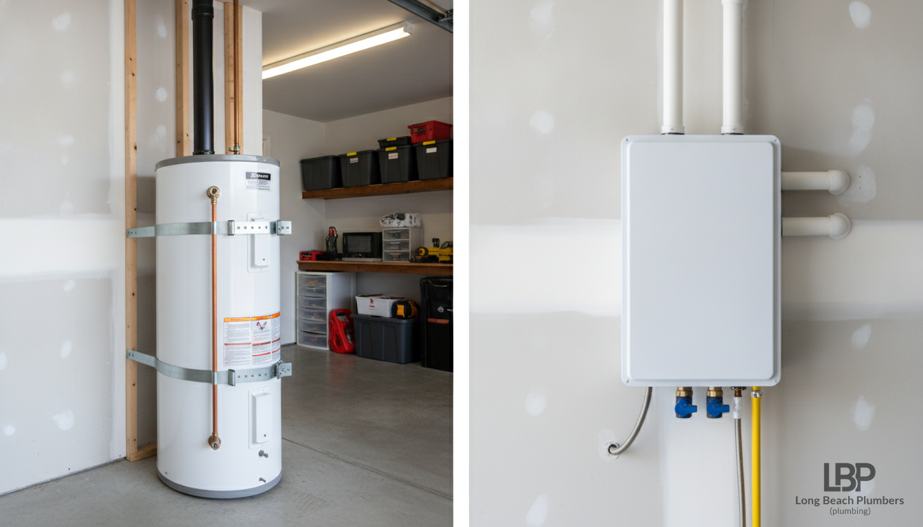 Tank vs. Tankless Water Heaters: Which Is Right for Your Long Beach Home?